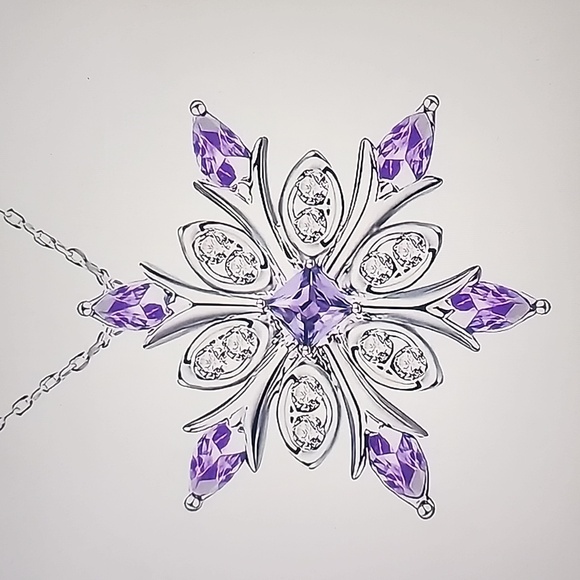 Purple snowflake set - Picture 4 of 6